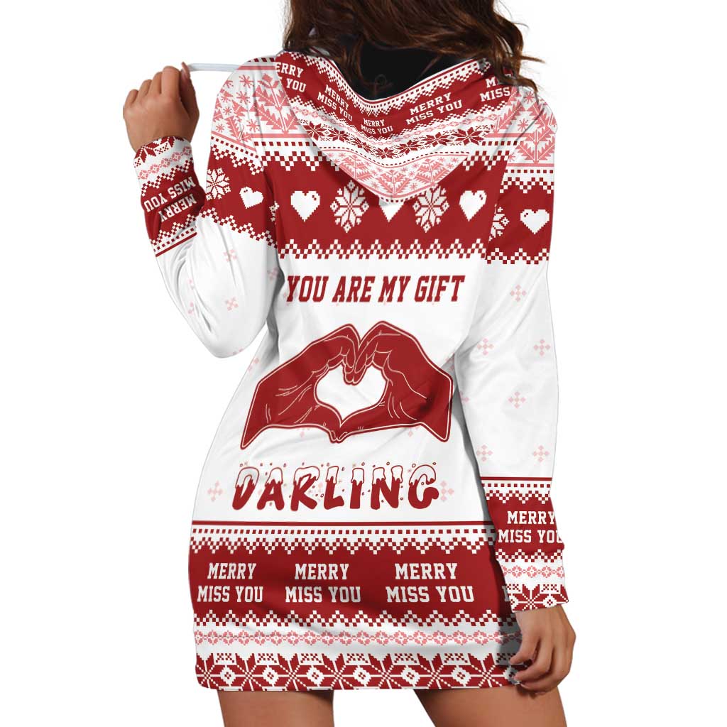 Romantic Christmas Hoodie Dress My Only Wish For Xmas Is You LT05 - Wonder Print Shop