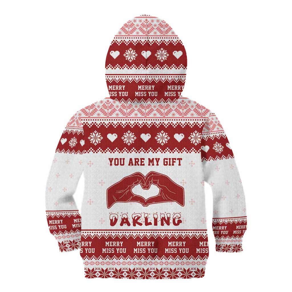 Romantic Christmas Kid Hoodie My Only Wish For Xmas Is You LT05 - Wonder Print Shop