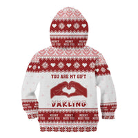 Romantic Christmas Kid Hoodie My Only Wish For Xmas Is You LT05 - Wonder Print Shop