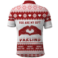 Romantic Christmas Polo Shirt My Only Wish For Xmas Is You LT05 - Wonder Print Shop
