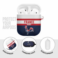 France Rugby AirPods Case Go Les Bleus Simple Style - Wonder Print Shop