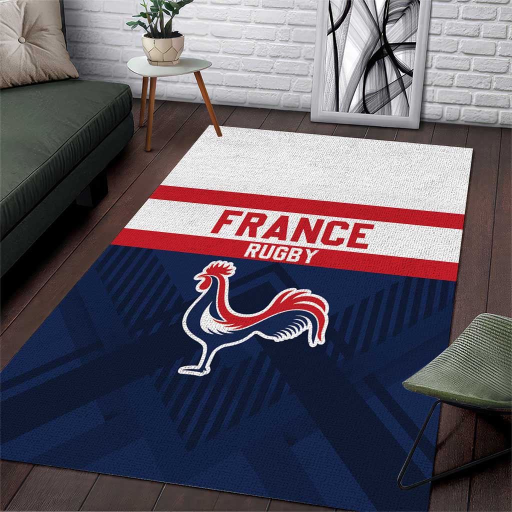 France Rugby Area Rug Go Les Bleus Simple Style - Wonder Print Shop