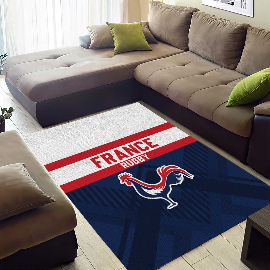 France Rugby Area Rug Go Les Bleus Simple Style - Wonder Print Shop