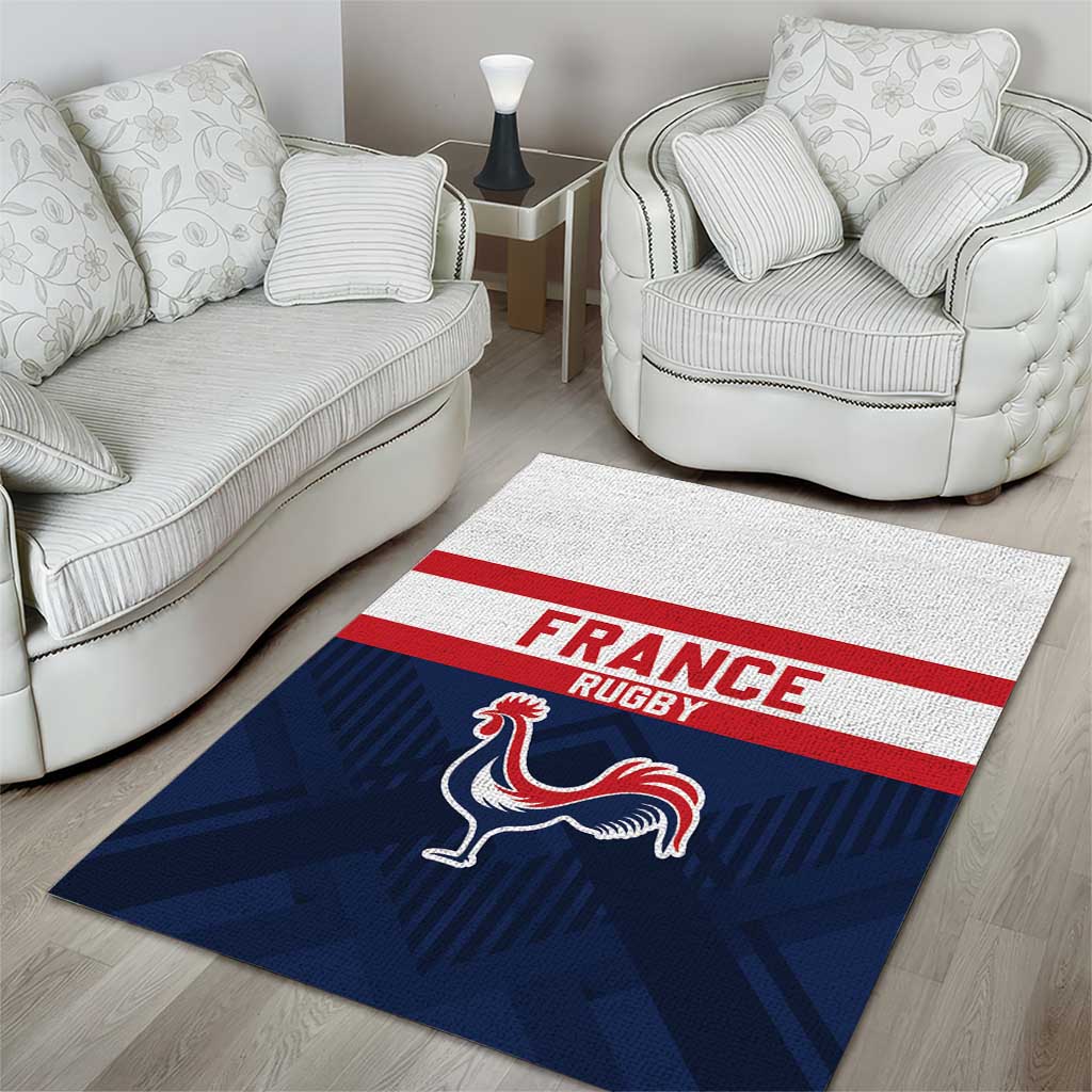 France Rugby Area Rug Go Les Bleus Simple Style - Wonder Print Shop