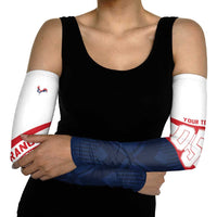 France Rugby Custom Arm Sleeves Go Les Bleus Simple Style - Wonder Print Shop