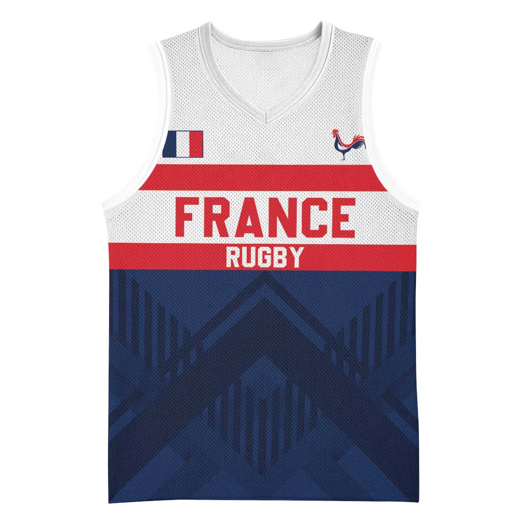 France Rugby Custom Basketball Jersey Go Les Bleus Simple Style - Wonder Print Shop