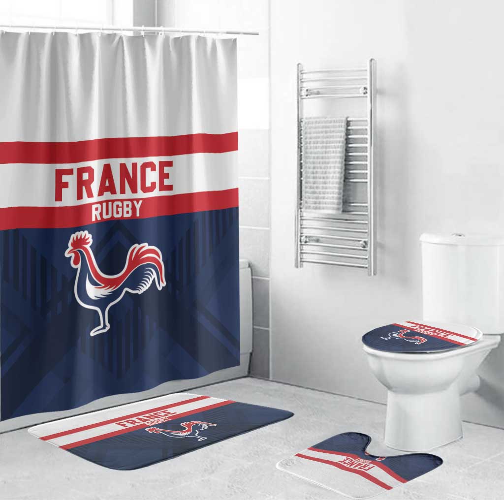France Rugby Bathroom Set Go Les Bleus Simple Style - Wonder Print Shop