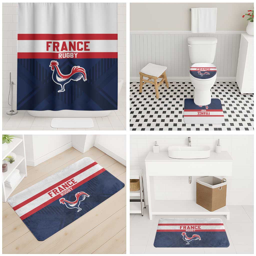 France Rugby Bathroom Set Go Les Bleus Simple Style - Wonder Print Shop