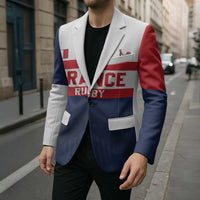 France Rugby Custom Blazer Go Les Bleus Simple Style - Wonder Print Shop