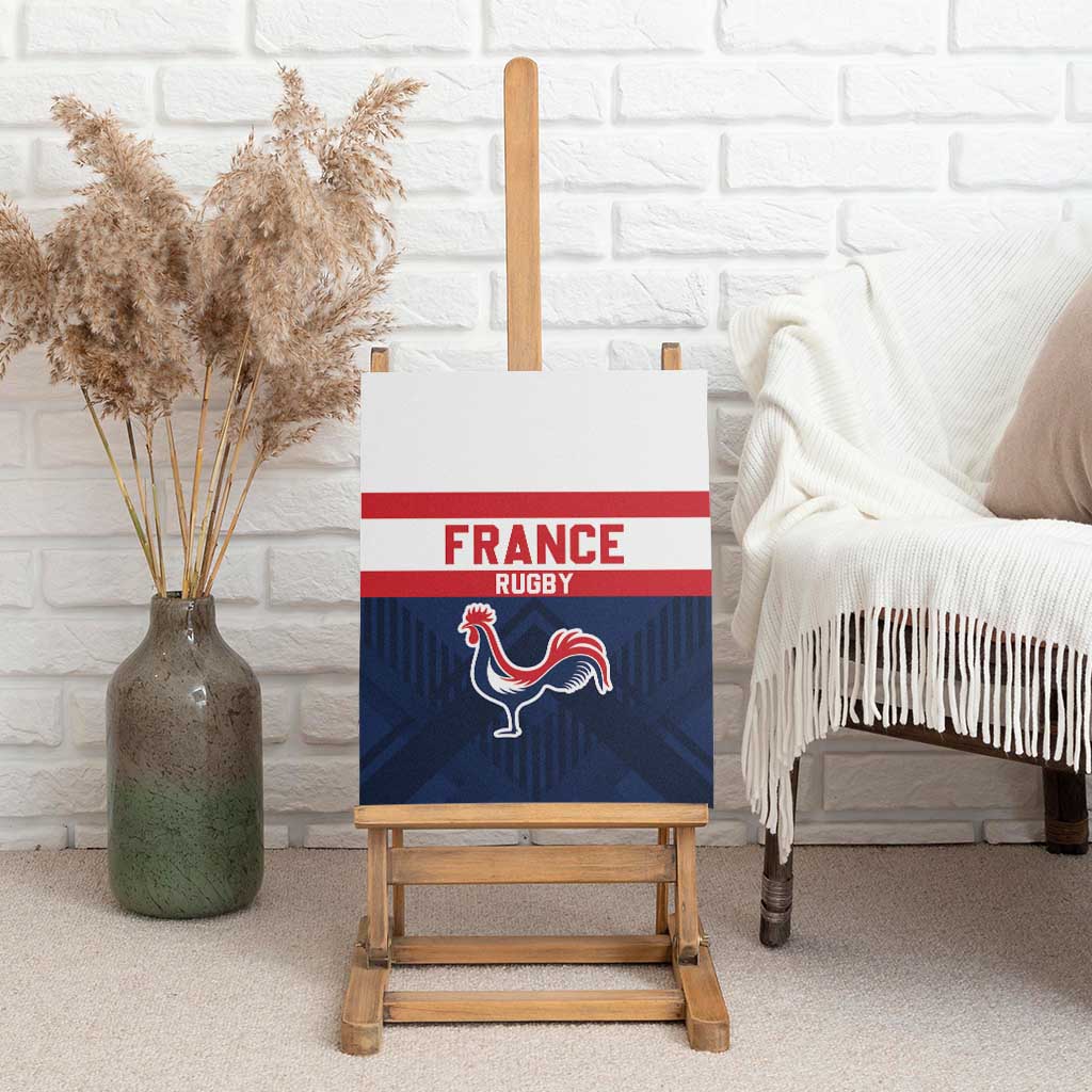 France Rugby Canvas Wall Art Go Les Bleus Simple Style - Wonder Print Shop