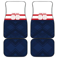 France Rugby Custom Car Mats Go Les Bleus Simple Style - Wonder Print Shop