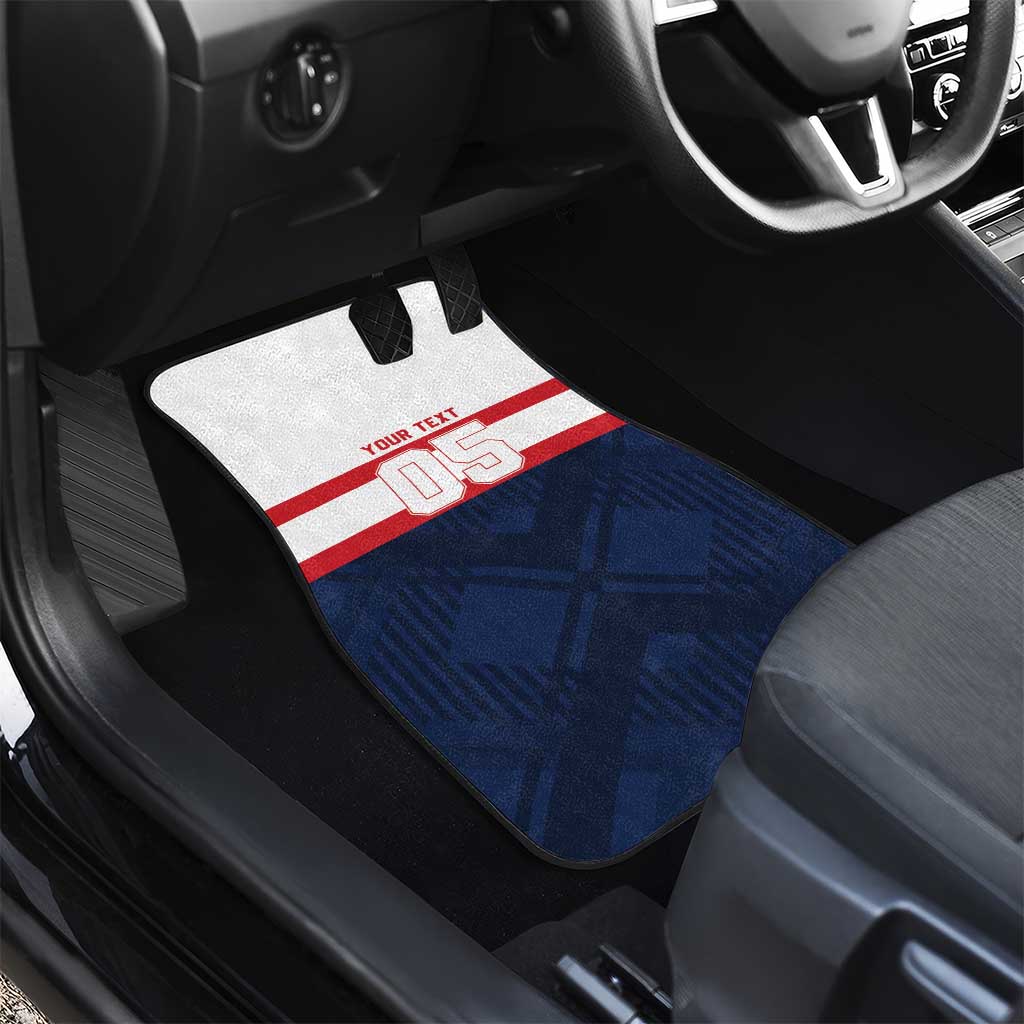 France Rugby Custom Car Mats Go Les Bleus Simple Style - Wonder Print Shop