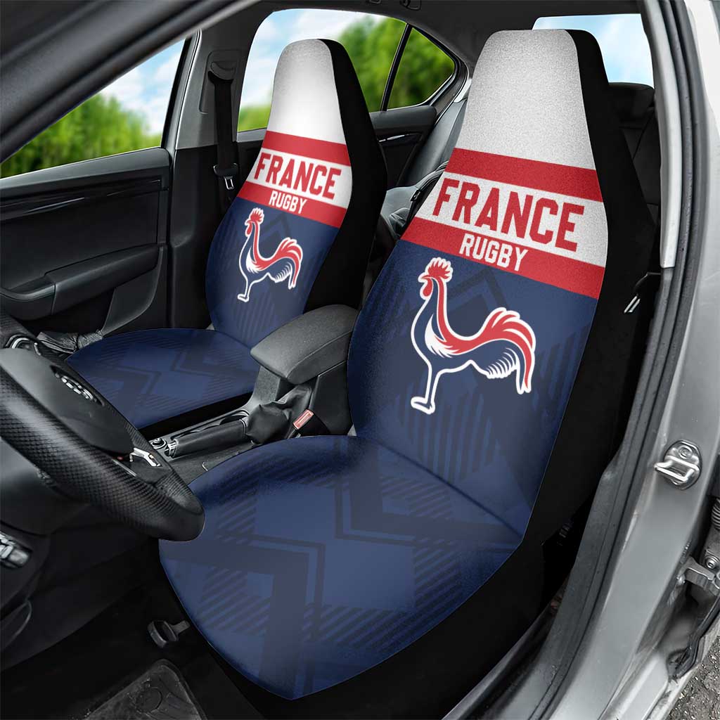 France Rugby Car Seat Cover Go Les Bleus Simple Style - Wonder Print Shop