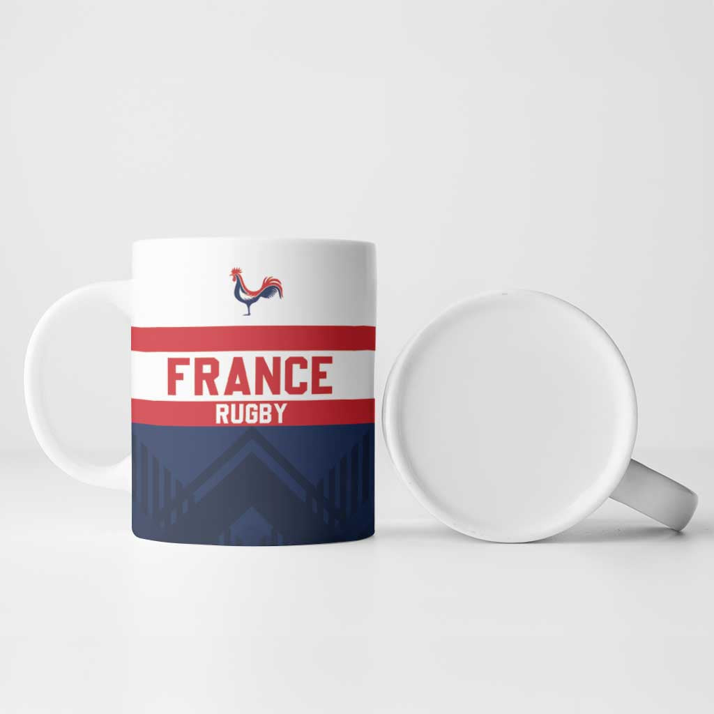 France Rugby Custom Ceramic Mug Go Les Bleus Simple Style - Wonder Print Shop