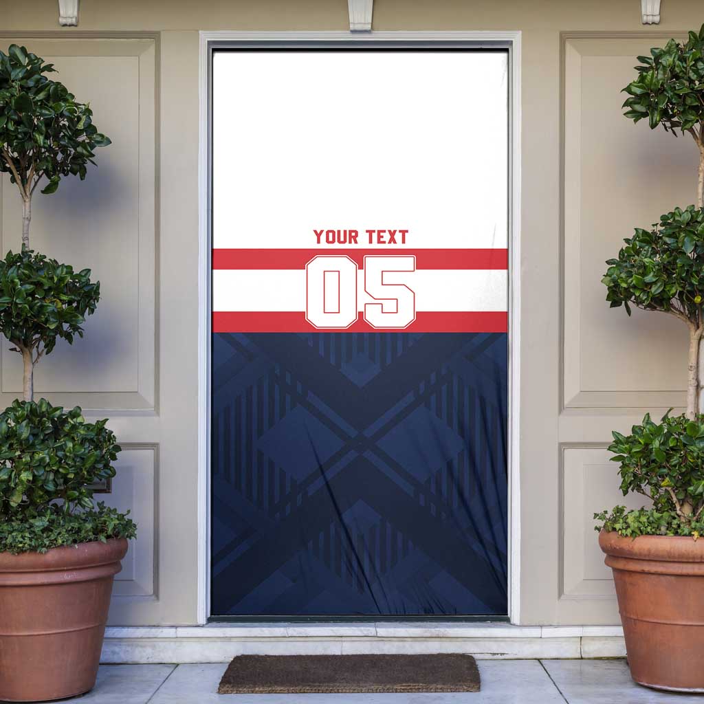 France Rugby Custom Door Cover Go Les Bleus Simple Style - Wonder Print Shop