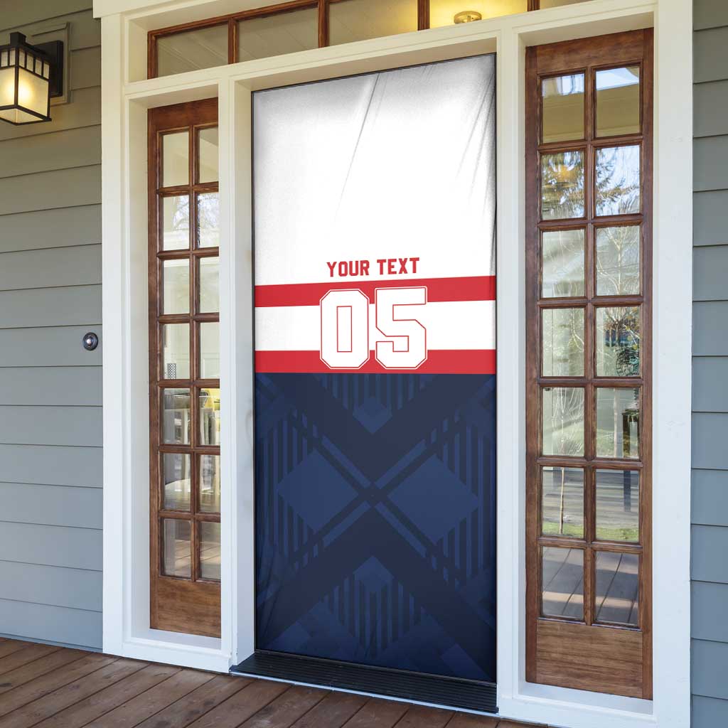 France Rugby Custom Door Cover Go Les Bleus Simple Style - Wonder Print Shop