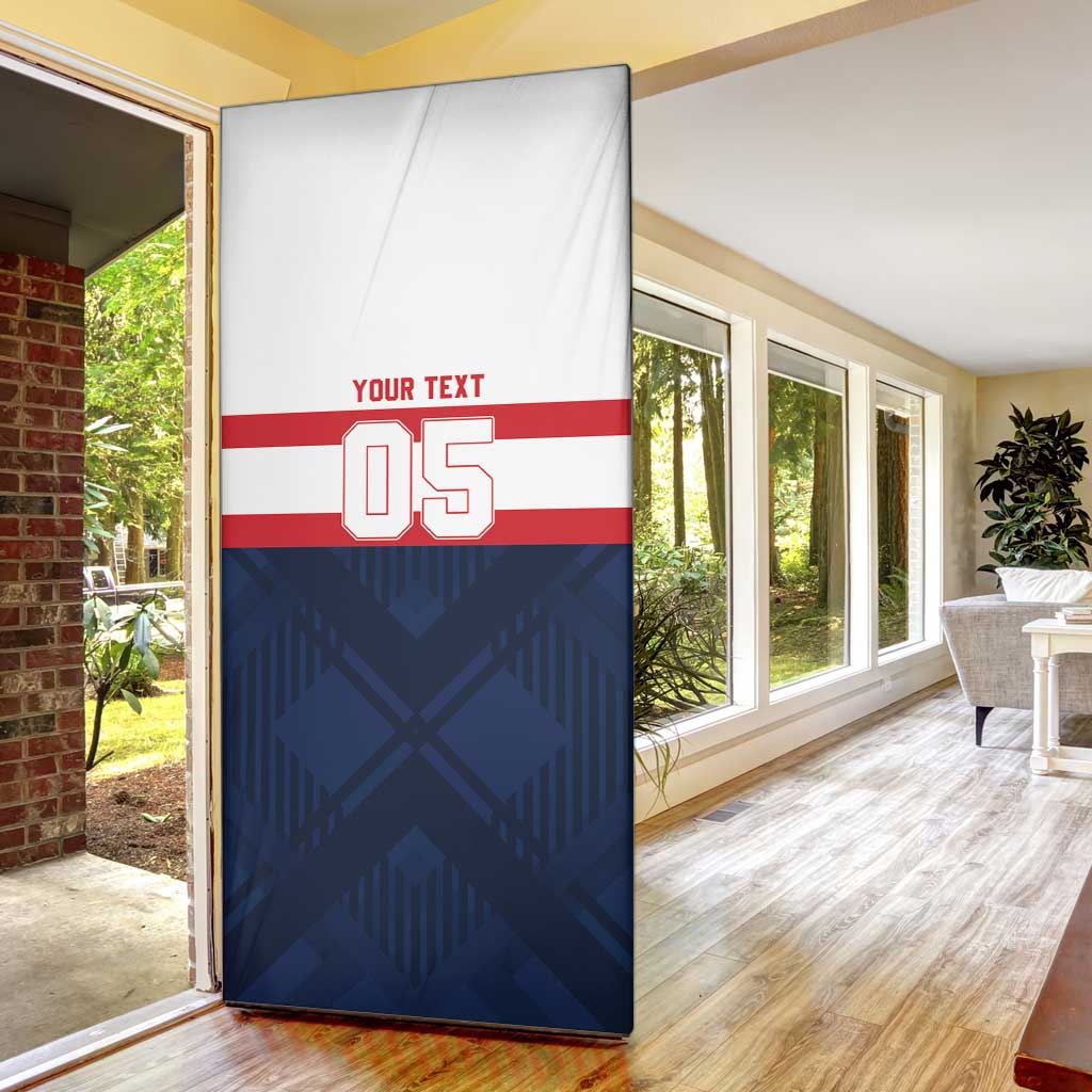 France Rugby Custom Door Cover Go Les Bleus Simple Style - Wonder Print Shop