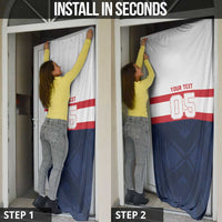 France Rugby Custom Door Cover Go Les Bleus Simple Style - Wonder Print Shop