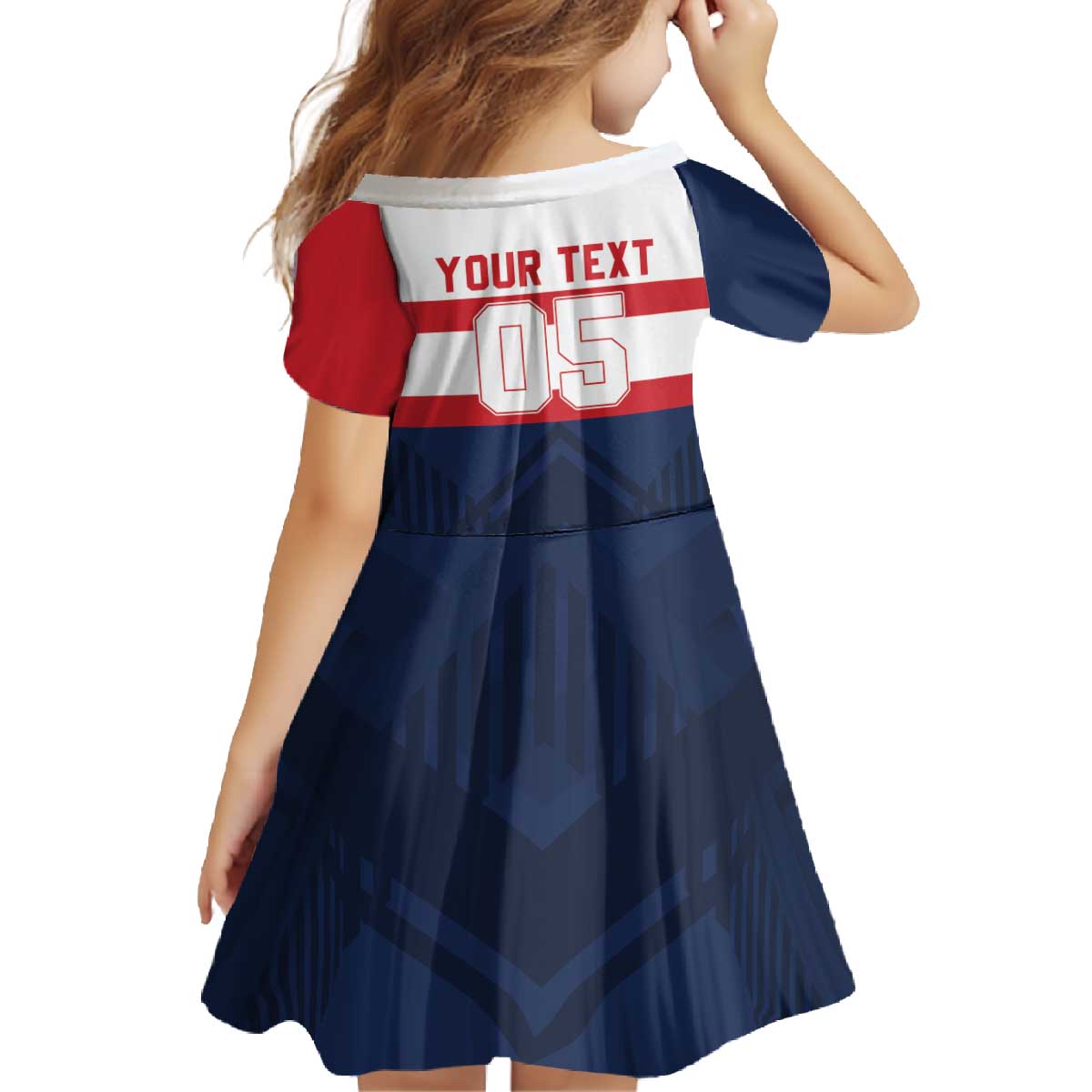 France Rugby Custom Family Matching Off The Shoulder Long Sleeve Dress and Hawaiian Shirt Go Les Bleus Simple Style - Wonder Print Shop