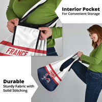 France Rugby Grocery Bag Go Les Bleus Simple Style - Wonder Print Shop