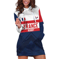 France Rugby Custom Hoodie Dress Go Les Bleus Simple Style - Wonder Print Shop
