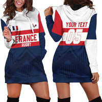 France Rugby Custom Hoodie Dress Go Les Bleus Simple Style - Wonder Print Shop