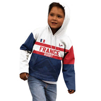 France Rugby Custom Kid Hoodie Go Les Bleus Simple Style - Wonder Print Shop