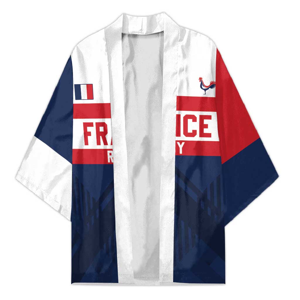France Rugby Custom Kimono Go Les Bleus Simple Style - Wonder Print Shop