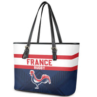 France Rugby Leather Tote Bag Go Les Bleus Simple Style - Wonder Print Shop