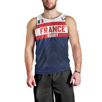 France Rugby Custom Men Tank Top Go Les Bleus Simple Style - Wonder Print Shop