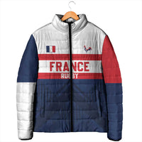 France Rugby Custom Padded Jacket Go Les Bleus Simple Style - Wonder Print Shop