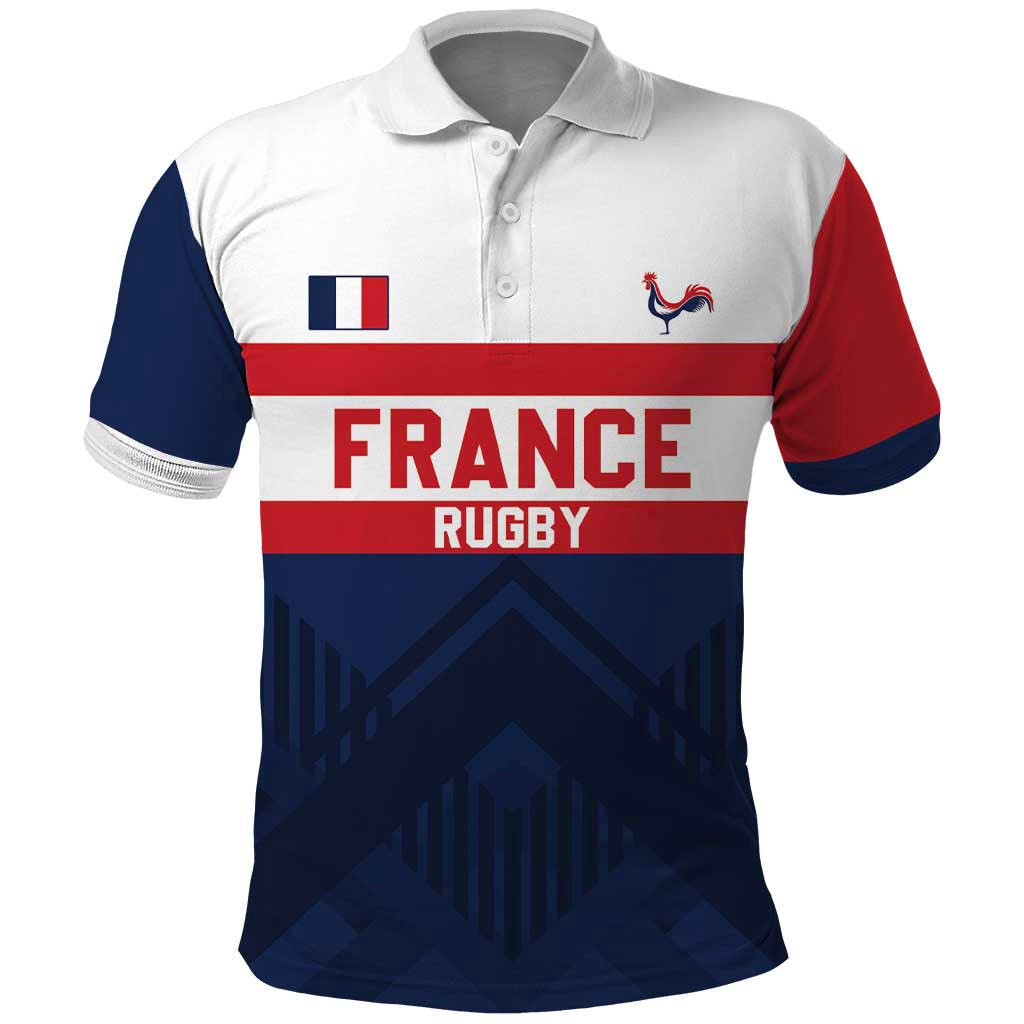 France Rugby Custom Polo Shirt Go Les Bleus Simple Style - Wonder Print Shop