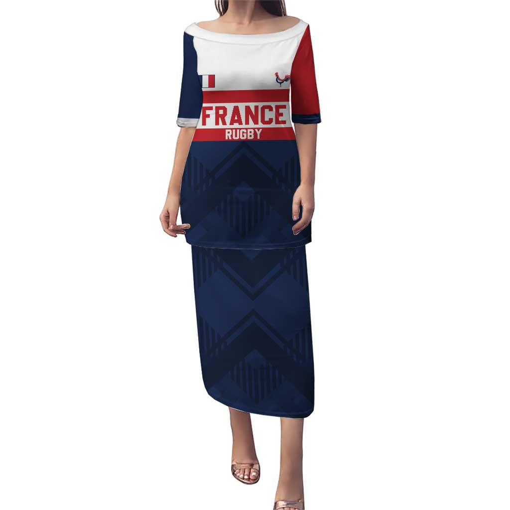 France Rugby Custom Puletasi Go Les Bleus Simple Style - Wonder Print Shop