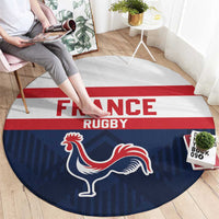 France Rugby Round Carpet Go Les Bleus Simple Style - Wonder Print Shop