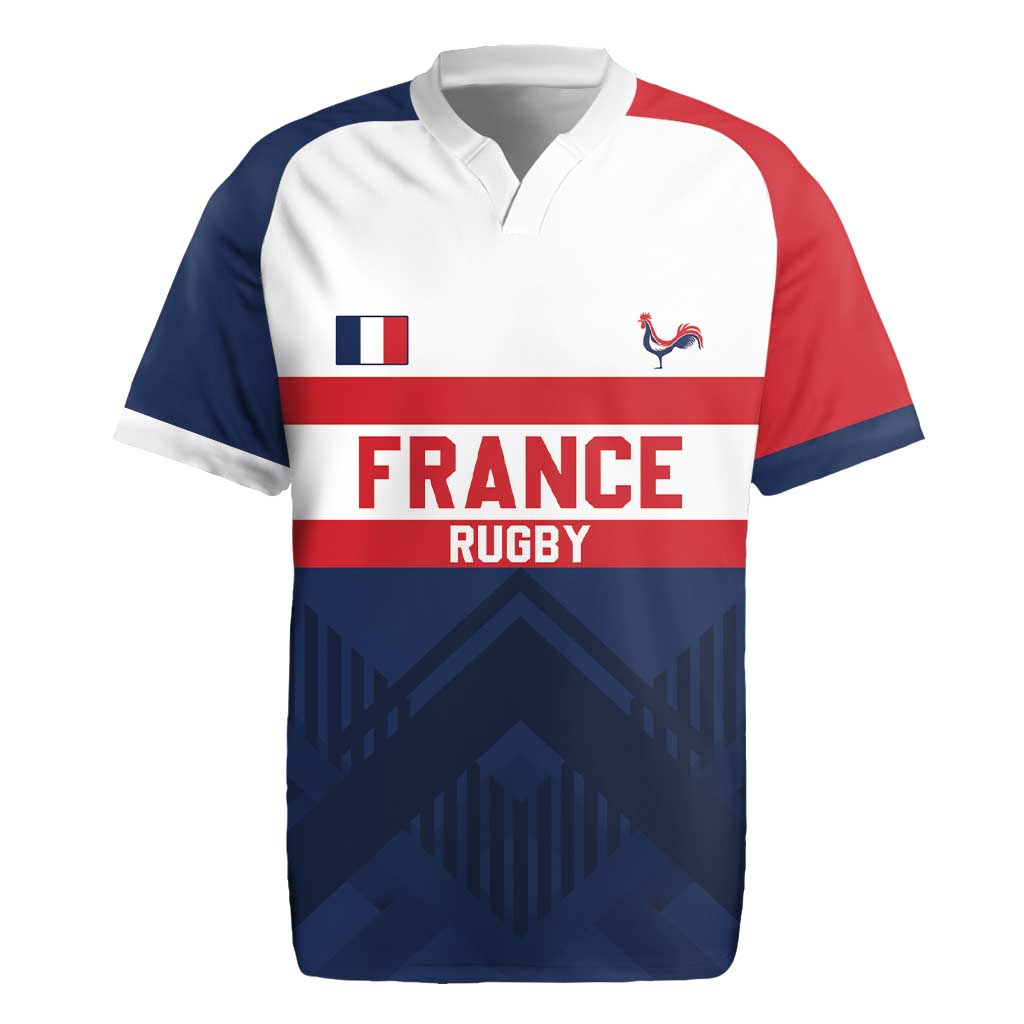 France Rugby Custom Rugby Jersey Go Les Bleus Simple Style - Wonder Print Shop