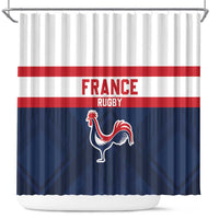 France Rugby Shower Curtain Go Les Bleus Simple Style - Wonder Print Shop