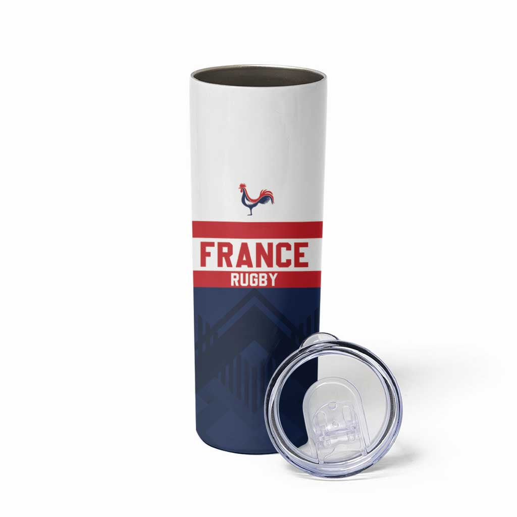 France Rugby Custom Skinny Tumbler Go Les Bleus Simple Style - Wonder Print Shop