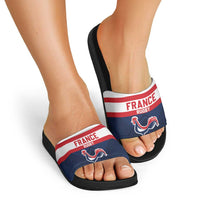 France Rugby Slide Sandals Go Les Bleus Simple Style - Wonder Print Shop