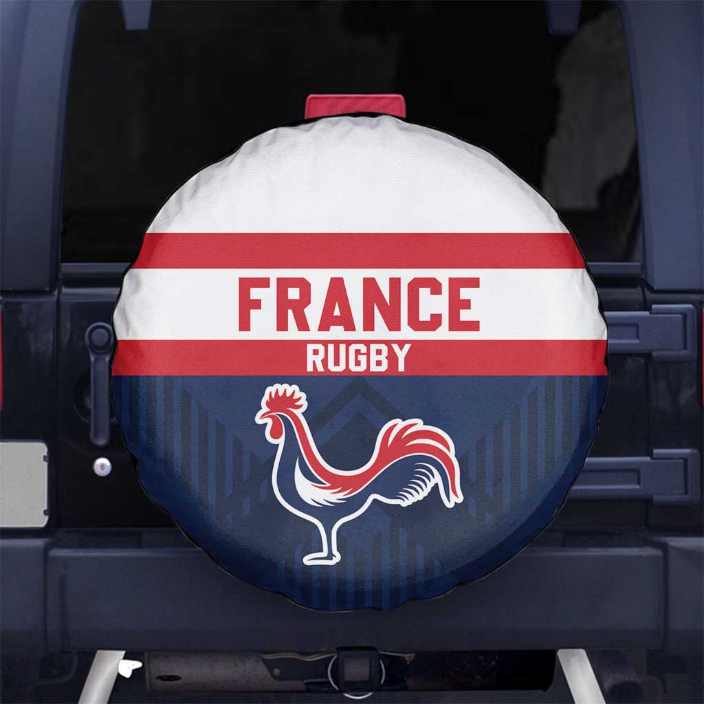 France Rugby Spare Tire Cover Go Les Bleus Simple Style - Wonder Print Shop