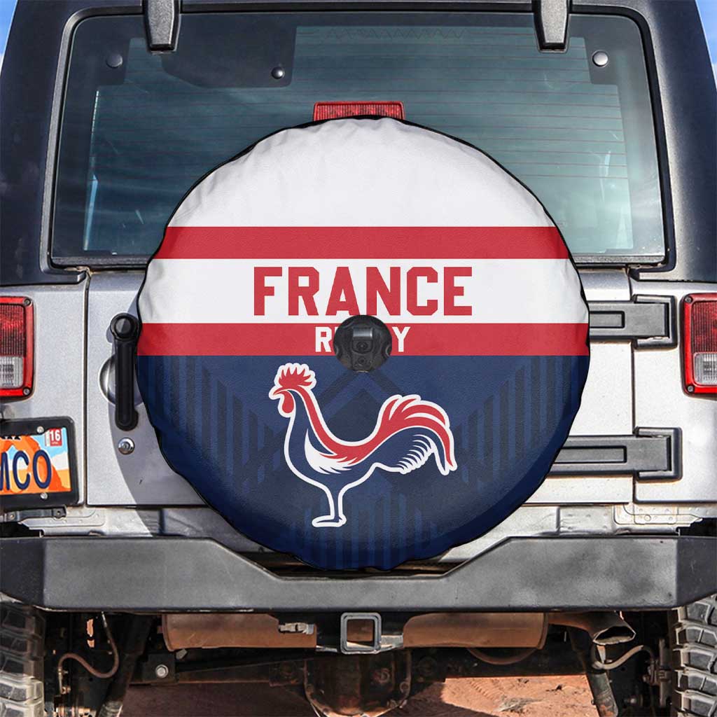 France Rugby Spare Tire Cover Go Les Bleus Simple Style - Wonder Print Shop