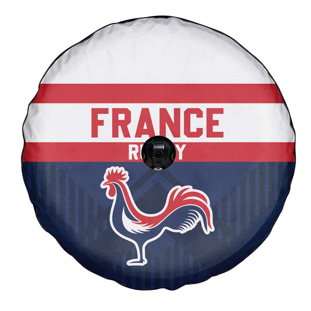 France Rugby Spare Tire Cover Go Les Bleus Simple Style - Wonder Print Shop