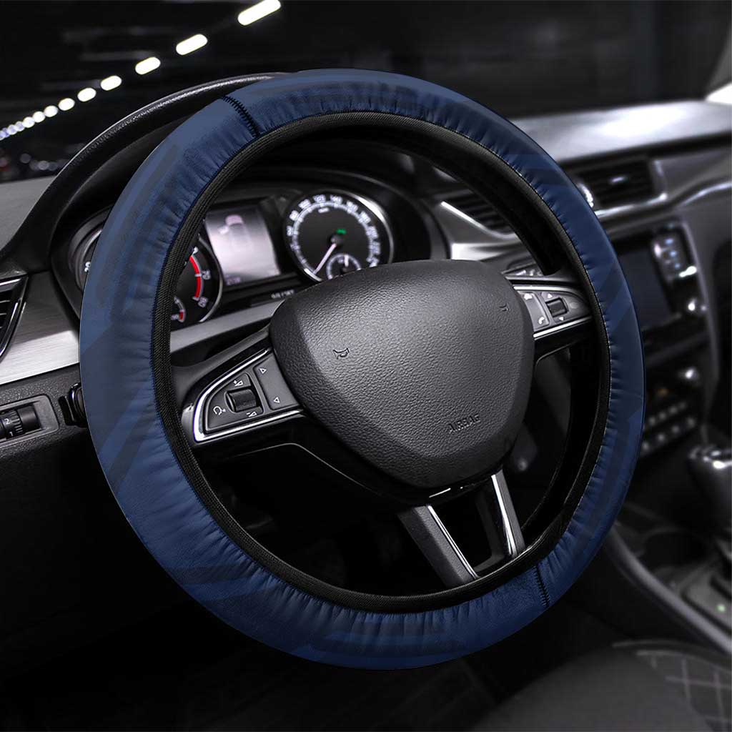 France Rugby Steering Wheel Cover Go Les Bleus Simple Style - Wonder Print Shop