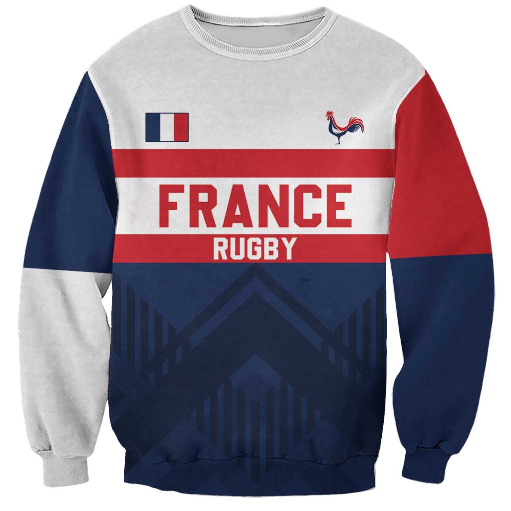 France Rugby Custom Sweatshirt Go Les Bleus Simple Style - Wonder Print Shop