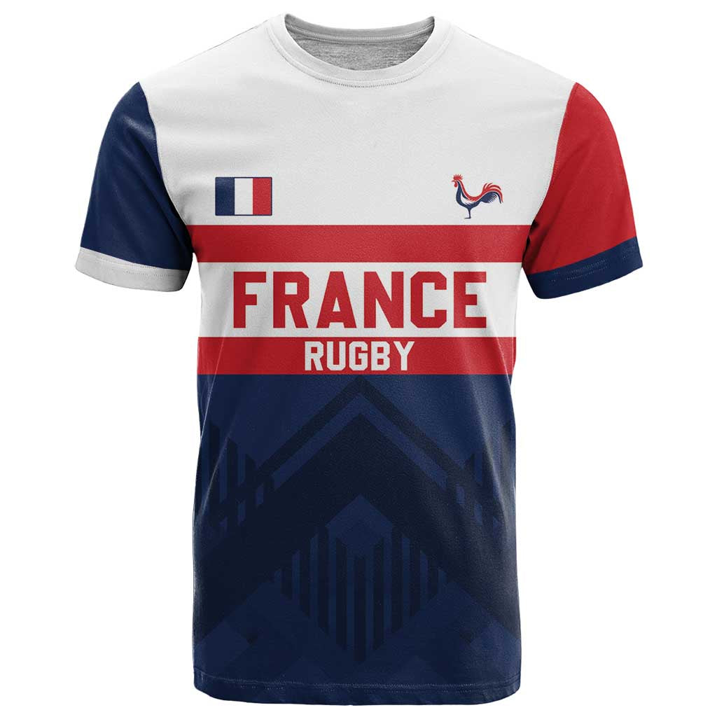 France Rugby Custom T Shirt Go Les Bleus Simple Style - Wonder Print Shop