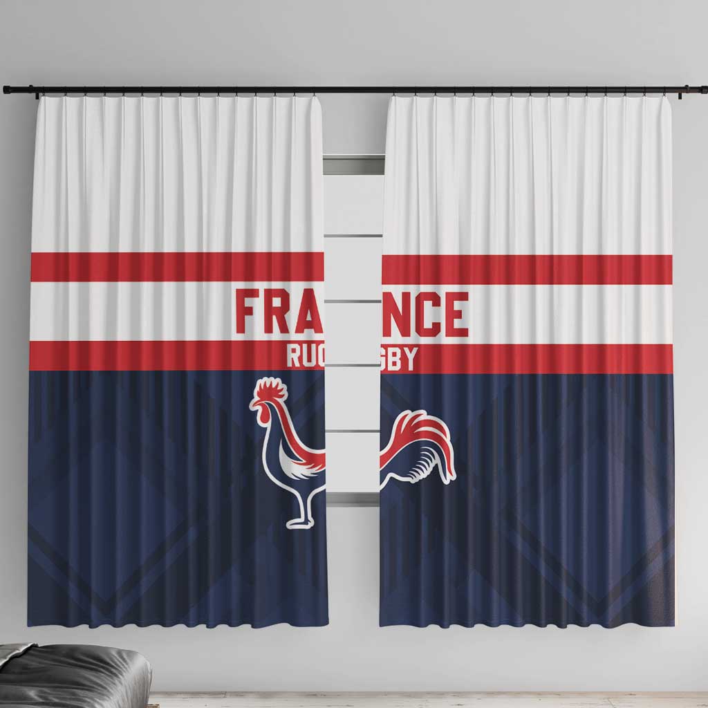 France Rugby Window Curtain Go Les Bleus Simple Style - Wonder Print Shop