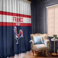 France Rugby Window Curtain Go Les Bleus Simple Style - Wonder Print Shop