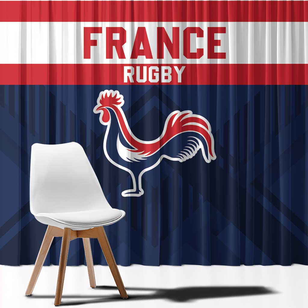 France Rugby Window Curtain Go Les Bleus Simple Style - Wonder Print Shop