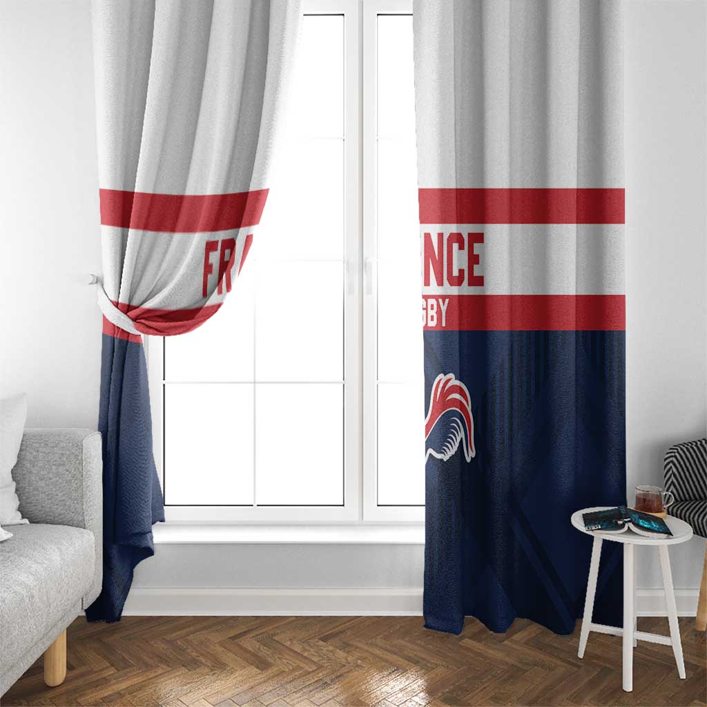 France Rugby Window Curtain Go Les Bleus Simple Style - Wonder Print Shop