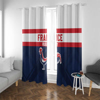 France Rugby Window Curtain Go Les Bleus Simple Style - Wonder Print Shop
