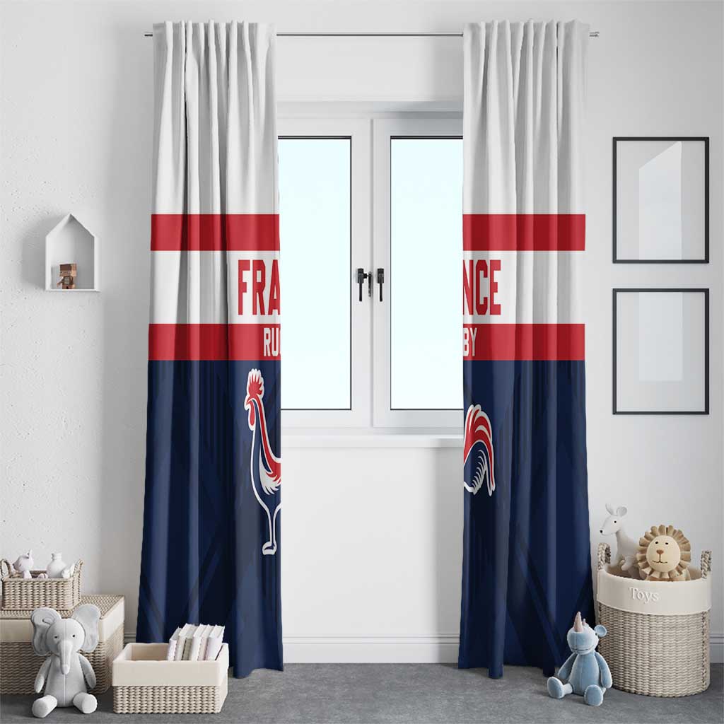 France Rugby Window Curtain Go Les Bleus Simple Style - Wonder Print Shop